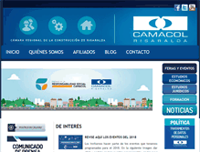 Tablet Screenshot of camacolrisaralda.org